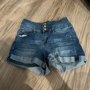 YMI high wasted shorts! Barely worn like new! BUNDLE AND SAVE! Size 7.
